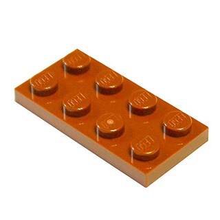 Foto 1 | Venta Internacional - Piezas Y Piezas Lego: Placa 2x4 Marrón Rojizo X20