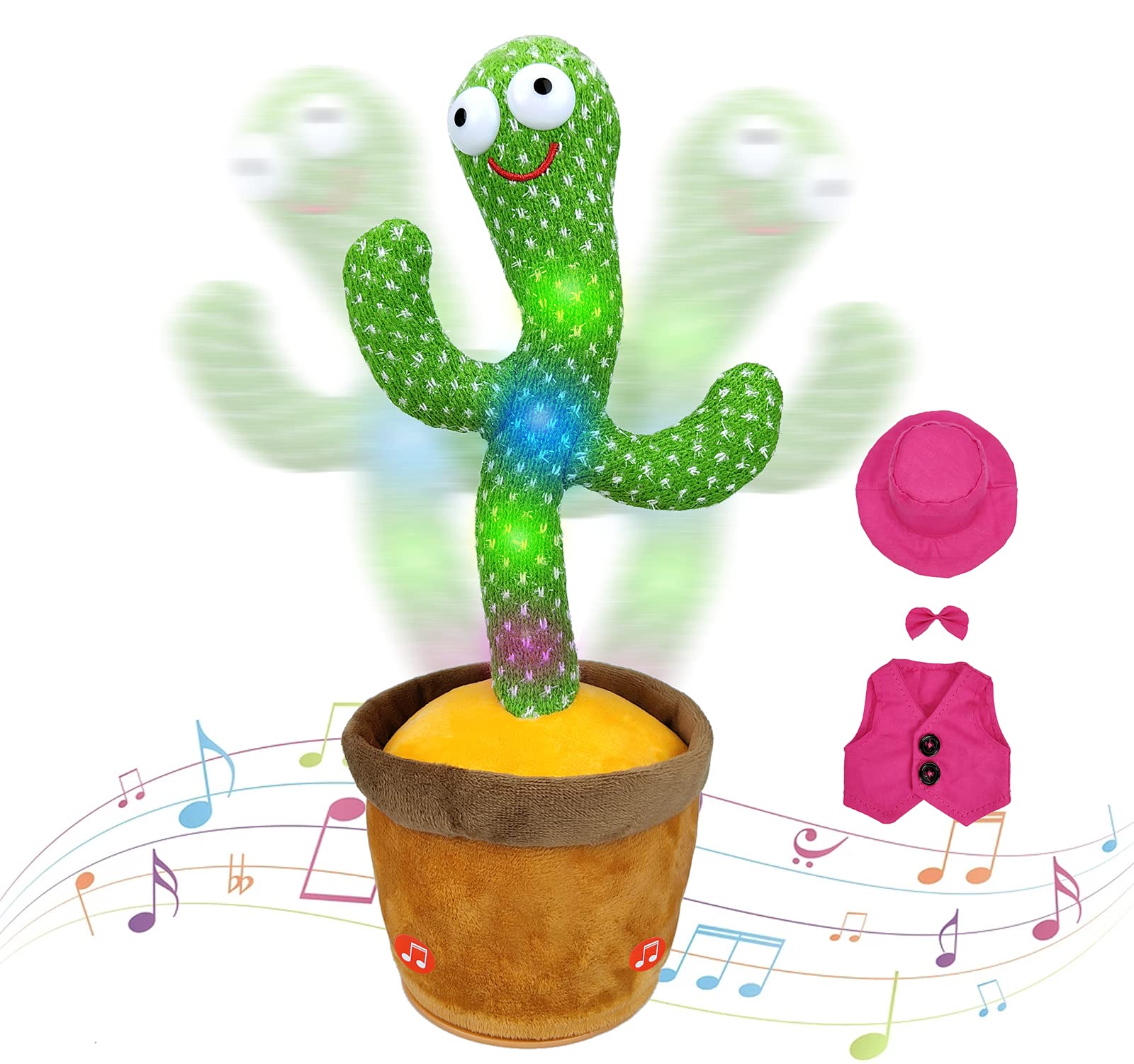 Venta Internacional - Cactus Bailarin Para Bebés, Graba, Imita Y Canta 60 Canciones Infantiles
