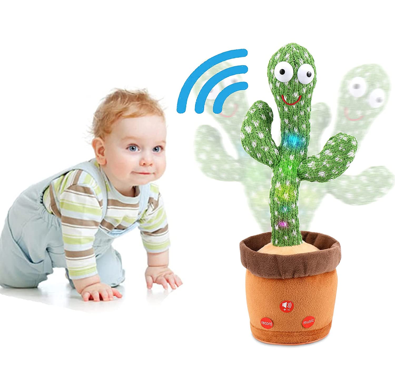 Foto 1 | Venta Internacional - Cactus Bailarin, Repite, Baila Y Canta, Con Luces Led