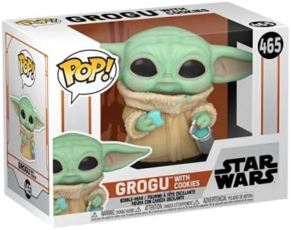 Foto 4 pulgar | Venta Internacional - ¡funko Pop! Mandalorian - El Niño, Grogu Con Galleta Enriqueada Con Protector Pop Ecotek
