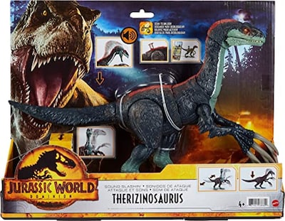 Foto 6 | Venta Internacional - Jurassic World Dominion - Juguete De Dinosaurio Con Banda De Sonido Therizinosaurus