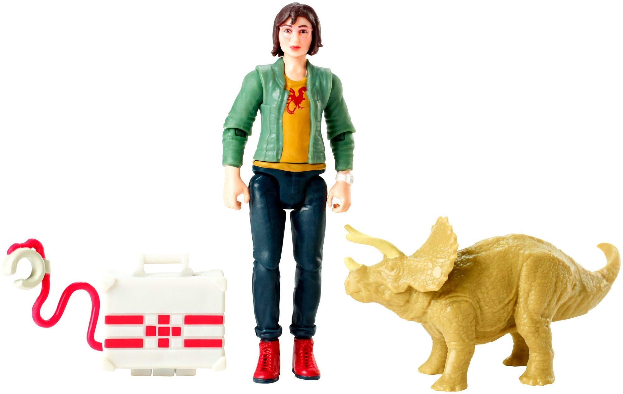 Foto 2 pulgar | Venta Internacional - Jurassic World Basic Figure Zia & Triceratops