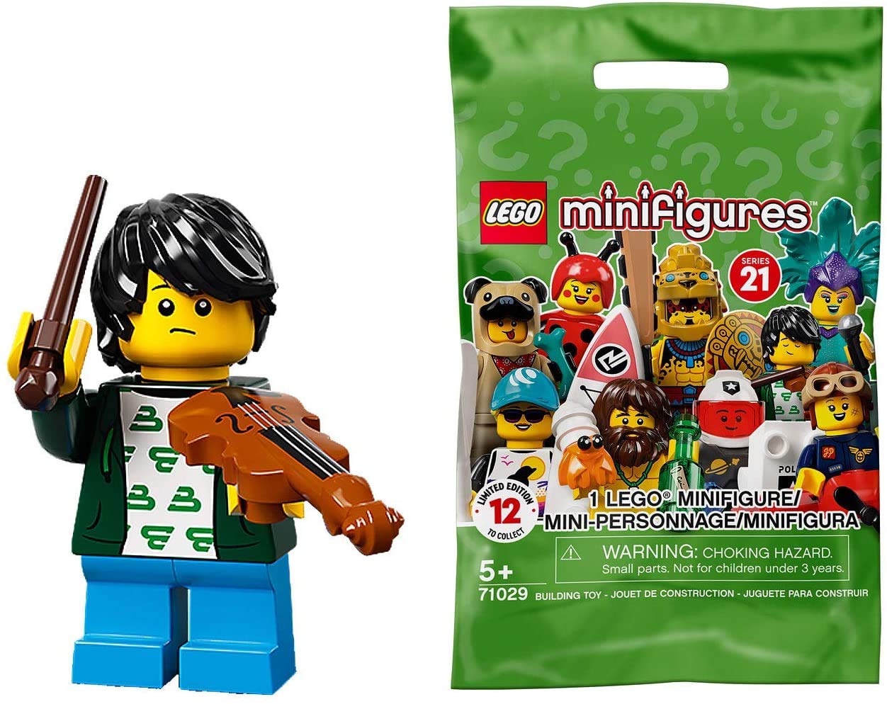 Foto 2 pulgar | Venta Internacional - Lego 71029 Collectable Minifigures Series 21 - Violin Kid
