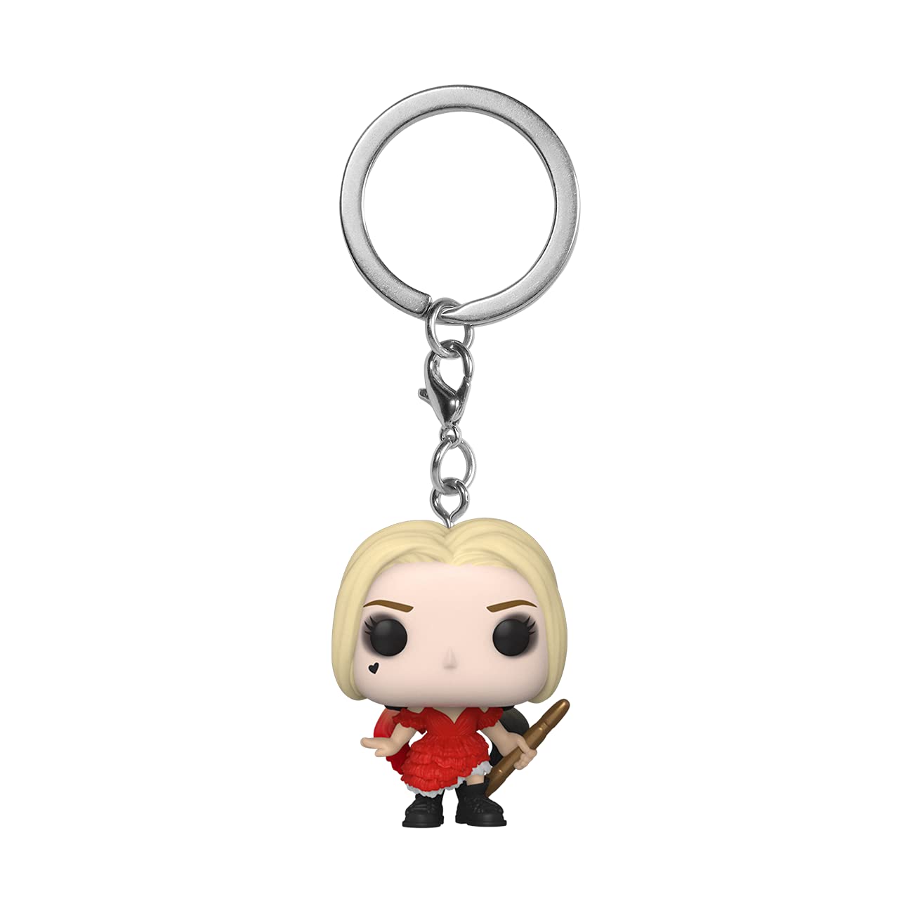 Foto 2 pulgar | Venta Internacional - ¡funko Pop! Llavero: El Escuadrón Suicida - Harley (vestido Dañado)