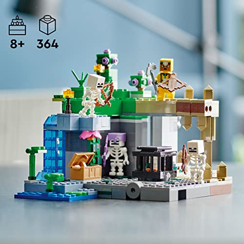 Foto 3 pulgar | Venta Internacional - Lego Minecraft The Skeleton Dungeon 364 Piezas