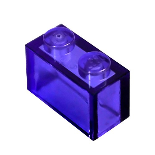 Foto 2 pulgar | Venta Internacional - Lego Partes Y Piezas: Púrpura Transparente (violeta Bright Bluish Violet) 1x2 Ladrillo X50