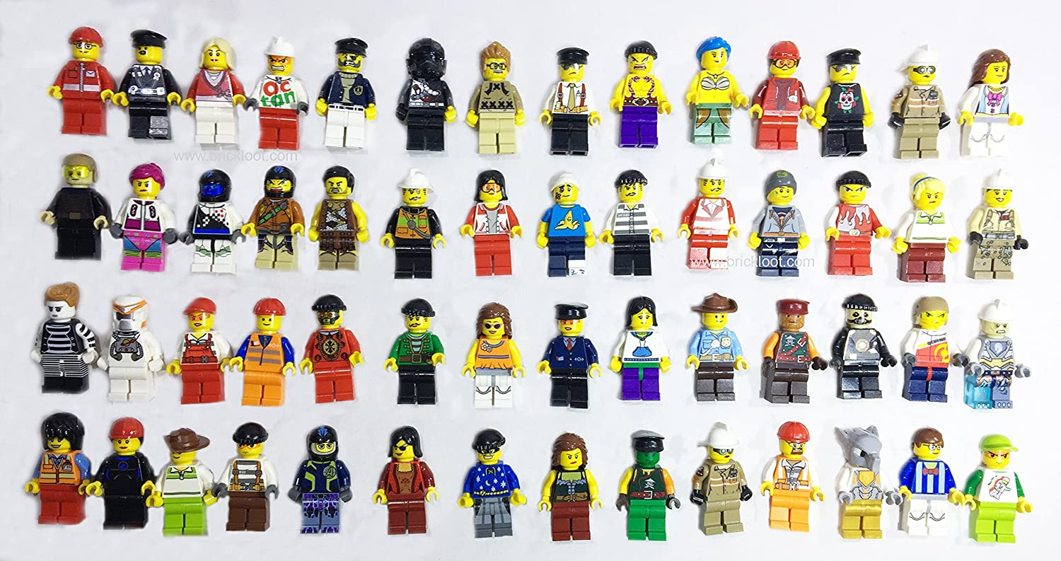 Foto 2 pulgar | Venta Internacional - Pack Of 10 Random Authentic Lego Figures (9443)