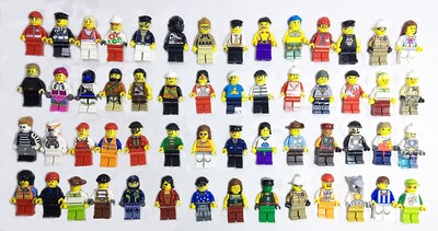 Foto 1 | Venta Internacional - Pack Of 10 Random Authentic Lego Figures (9443)