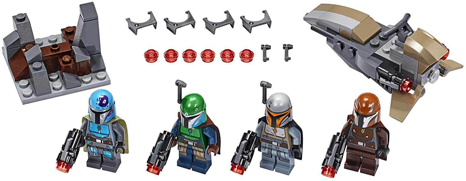 Foto 2 pulgar | Venta Internacional - Lego Star Wars Mandalorian Battle Pack 75267 Mandalorian Shock Troopers Y Speeder Bike Building K