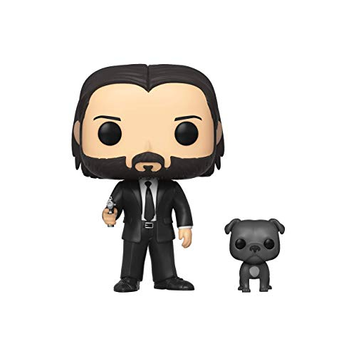 Venta Internacional - Pop Funko! Películas: John Wick - John En Traje Negro Con Perro Amigo