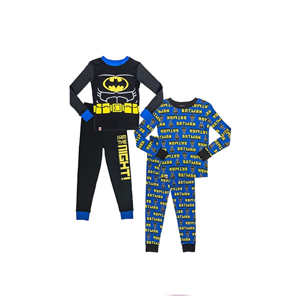 Foto 2 pulgar | Venta Internacional-lego Batman Boys 2 Por 1 Conjunto De Pijamas De Algodón, Talla 8, Negro/azul