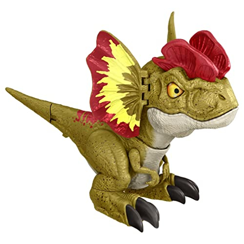 Venta Internacional - Jurassic World Dominion - Figura De Acción De Dinosaurio De Rowdy Roars Dilofosaurus