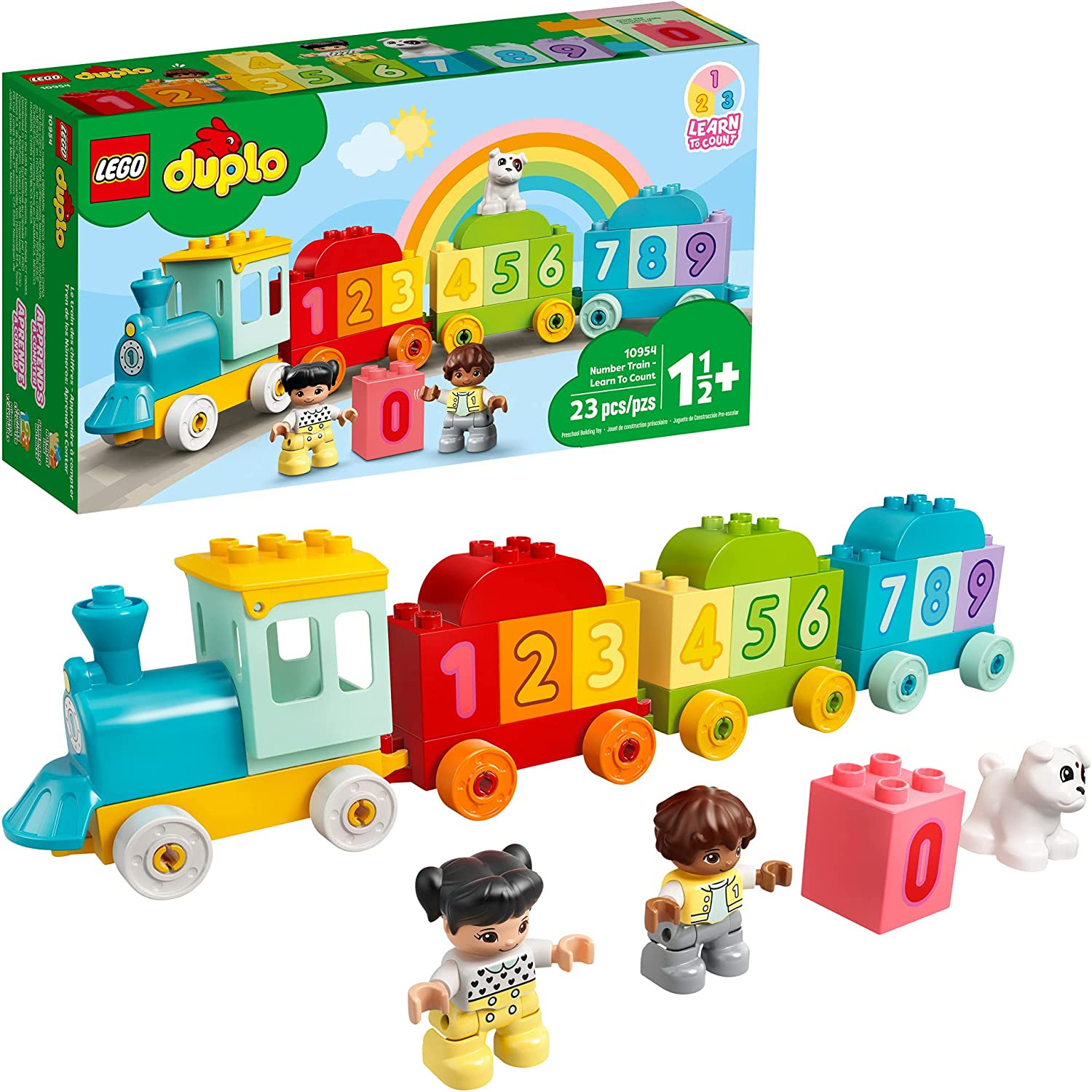 Venta Internacional - Lego Duplo Mi Primer Tren De Número - Aprenda A Contar 10954 Juguete De Construcción
