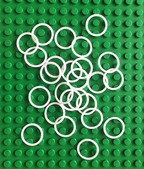 Foto 2 pulgar | Venta Internacional - Lego Technic New 25 Piezas Paquete De Cinturon Goma Blanca Pequeño Pequeño