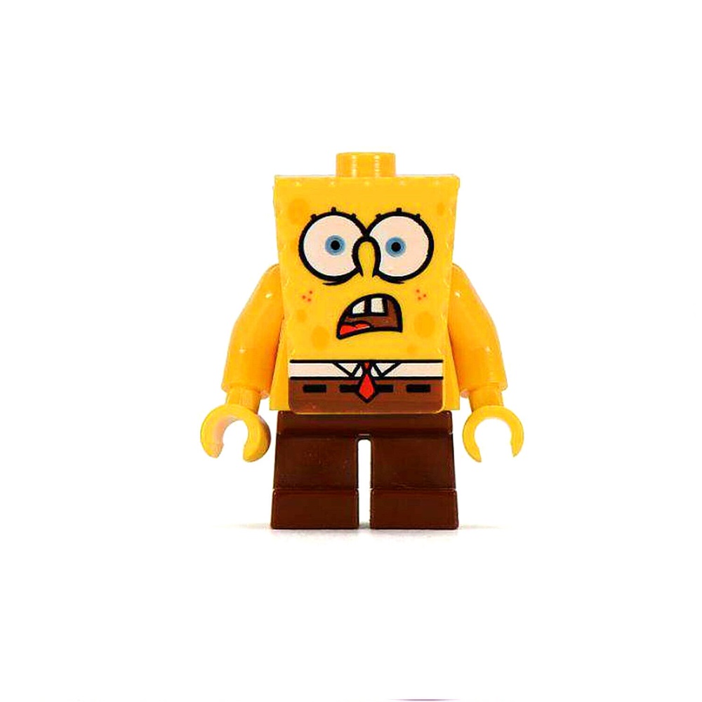 Foto 2 pulgar | Venta Internacional - Bob Esponja Pantalones Cuadrados (conmocionado) - Lego Spongebob 2'' Figura