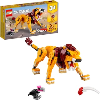 Foto 1 | Venta Internacional - Lego Creador 3in1 Wild Lion 31112 3in1 Kit De Construcción De Juguetes Con Juguetes De Animales