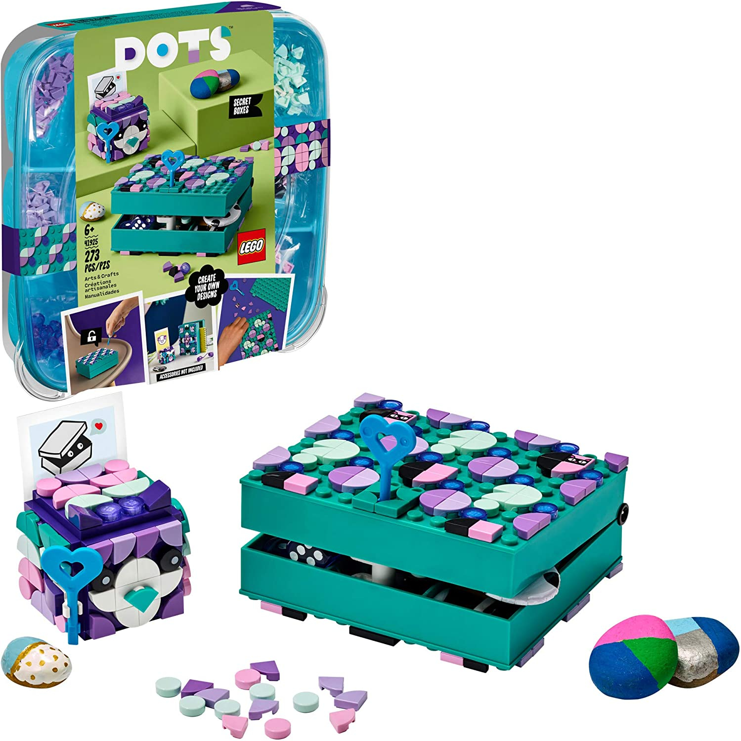 Foto 2 pulgar | Venta Internacional - Lego Dots Secret Cajas 41925 Kit De Decoraciones De Artesanía De Bricolaje (273 Piezas)