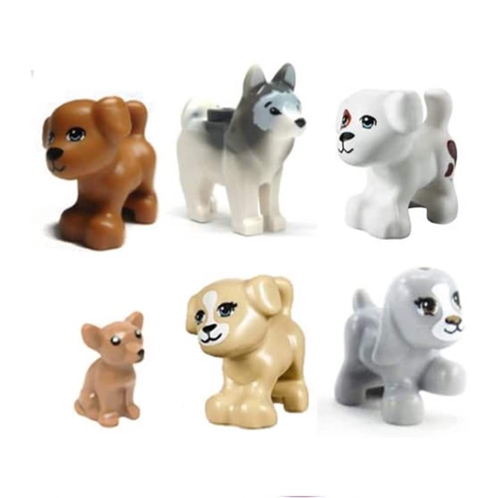 Venta Internacional - Lego Friends 6 Piezas Enorme Perro Lote Minifigura Figura Minifig Pet Shop Niño Niña Animal $547