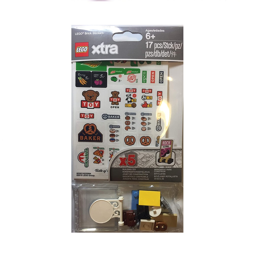 Foto 2 pulgar | Venta Internacional - Letreros Y Calcomanías Lego Accesorios (xtra) 17 Piezas Totales Con 5 Hojas De Calcomanías
