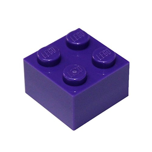 Foto 2 pulgar | Venta Internacional - Lego Partes Y Piezas: Morado Oscuro (lila Mediano) 2x2 Ladrillo X50