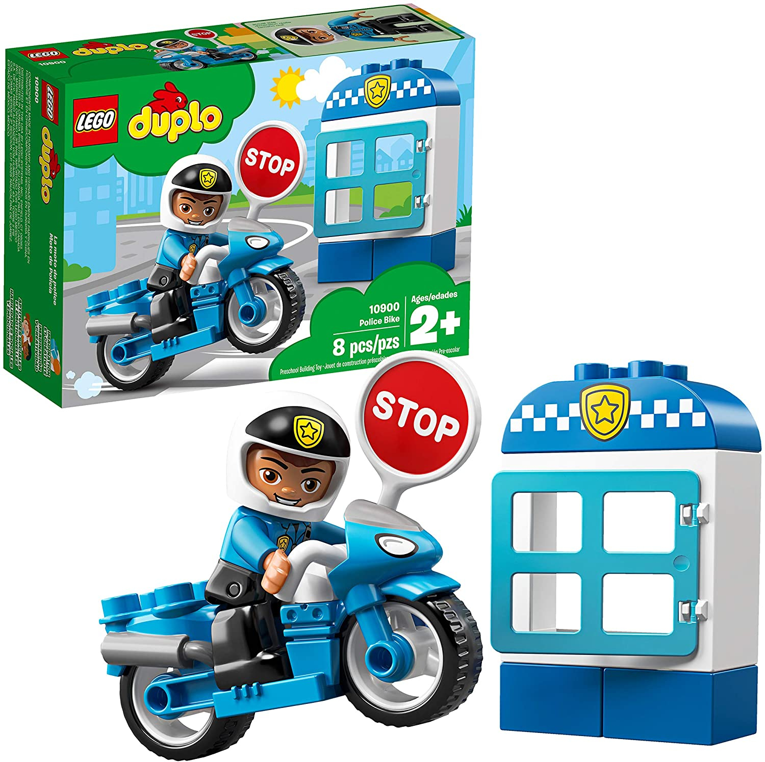 Foto 2 pulgar | Venta Internacional - Lego Duplo Town Police Bike 10900 Bloques De Construcción (8 Piezas)