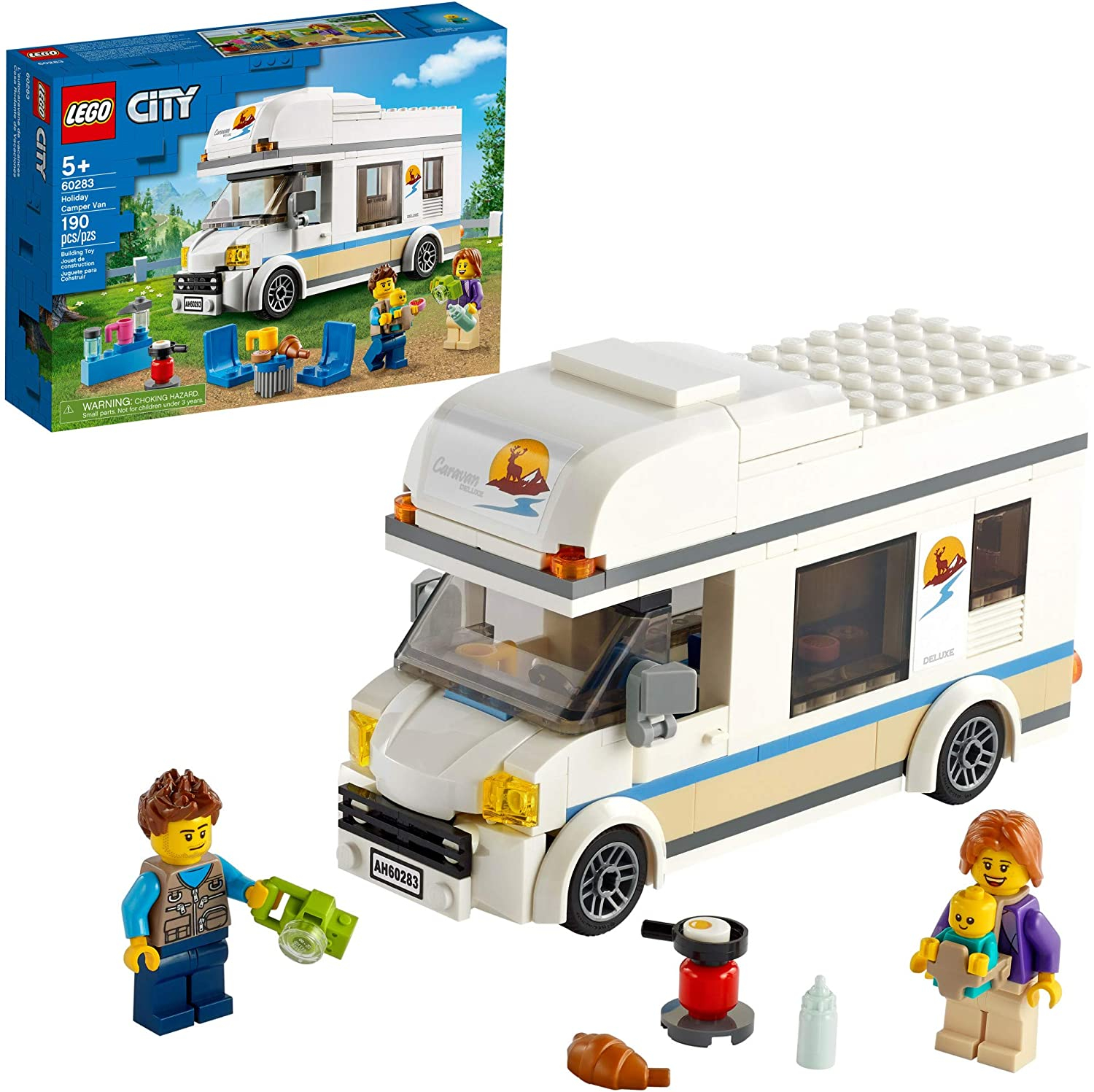 Foto 2 pulgar | Venta Internacional - Lego City Holiday Camper Van 60283 Building Kit, Cool Vacation Toy For Kids, New 2021 (190 Piezas)