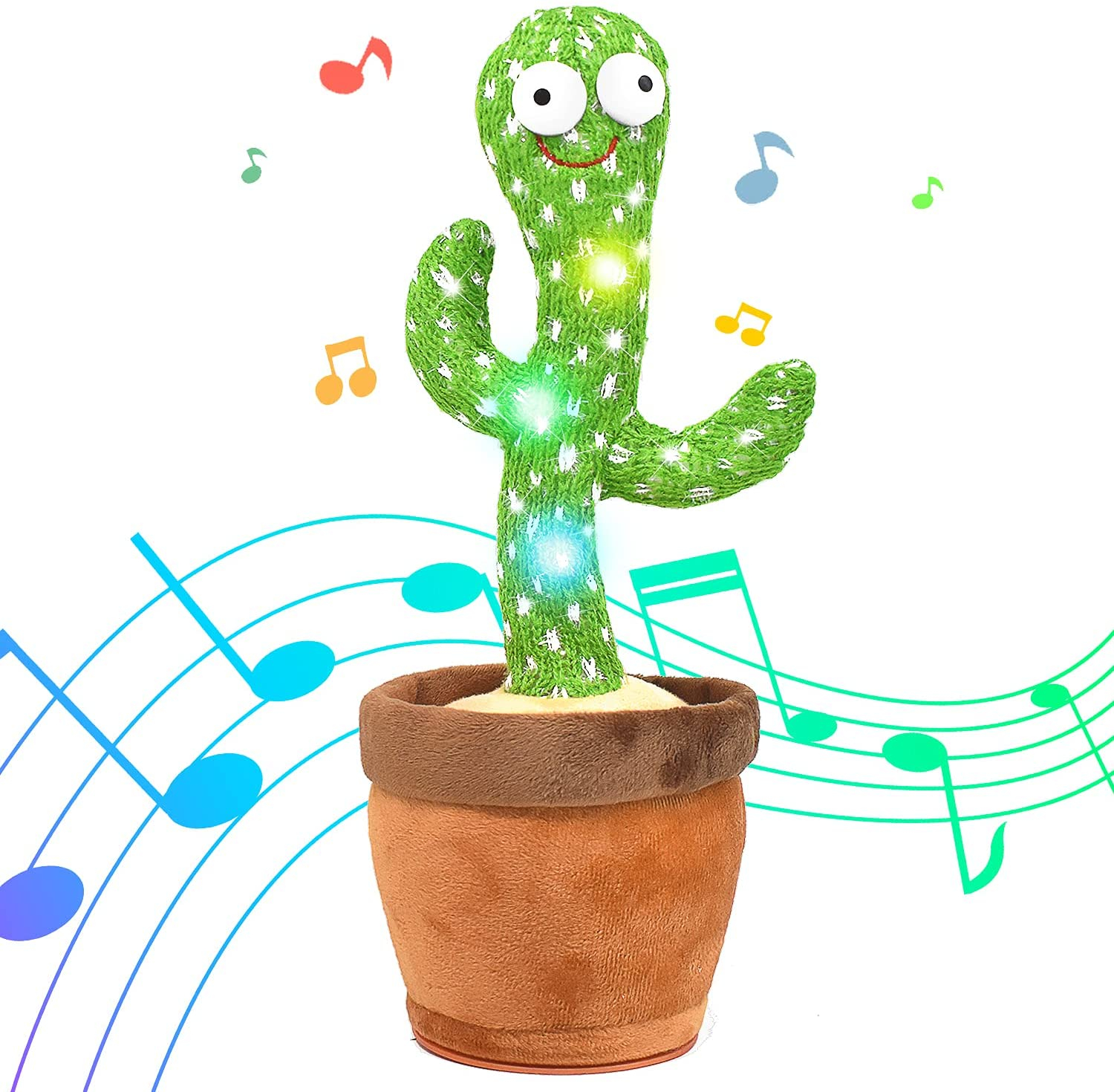 Venta Internacional - Cactus Bailarin, Repite, Baila Y Canta, Con Luces Led