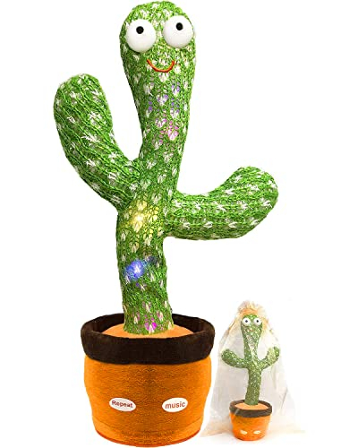 Foto 2 pulgar | Venta Internacional- Hunfur Juguetes De Cactus Bailarín Para Niños Y Bebés, Juguete De Cactus Parlante, Ajuste De Vo