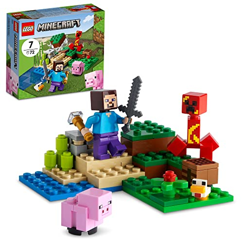 Foto 2 pulgar | Venta Internacional - Lego Minecraft El Kit De Construcción De La Emboscada De Creeper 21177, Juego De Aventuras