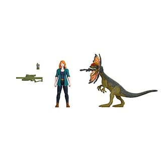 Foto 1 | Venta Internacional - Jurassic World Dominion Claire Y Dilofosaurus - Paquete De 2 Figuras De Acción Y Accesorios