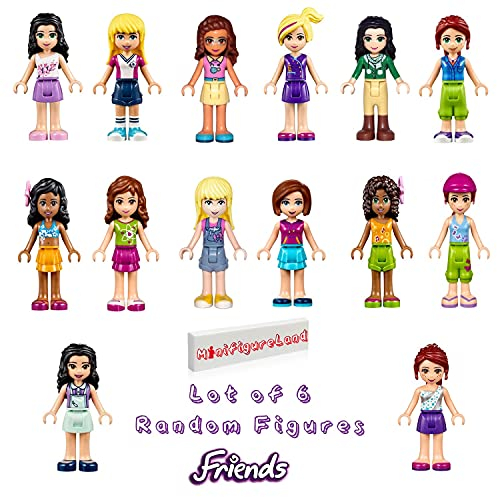 Foto 2 pulgar | Venta Internacional - Lego Friends Chica Mujer Hombre Minifiguras - Lote De 6 Figuras Aleatorias (sin Duplicados)