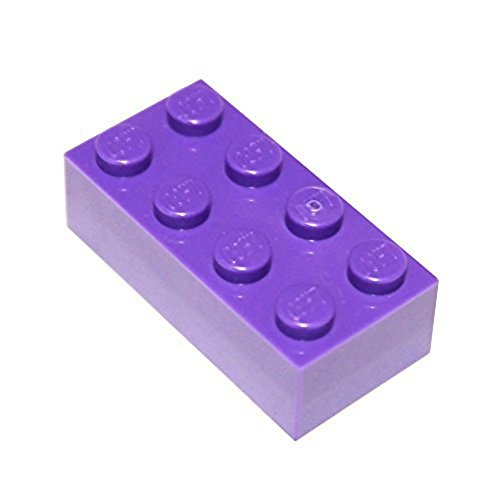 Foto 2 pulgar | Venta Internacional - Lego Partes Y Piezas: Morado Oscuro (lila Mediana) 2x4 Ladrillo X50