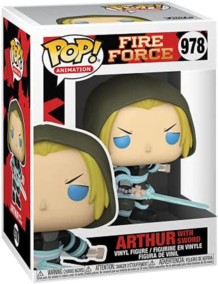 Foto 1 | Venta Internacional - ¡funko Pop! Animación: Fuerza De Fuego - Arturo Con Espada