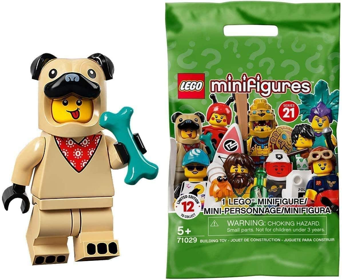 Foto 2 pulgar | Venta Internacional - Lego 71029 Collectable Minifigures Series 21 - Pug Costume Guy