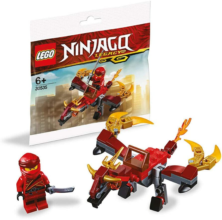 Foto 2 pulgar | Venta Internacional - Lego Ninjago Legacy Minifigure - Kai (fire Dragon Polybag) 30535