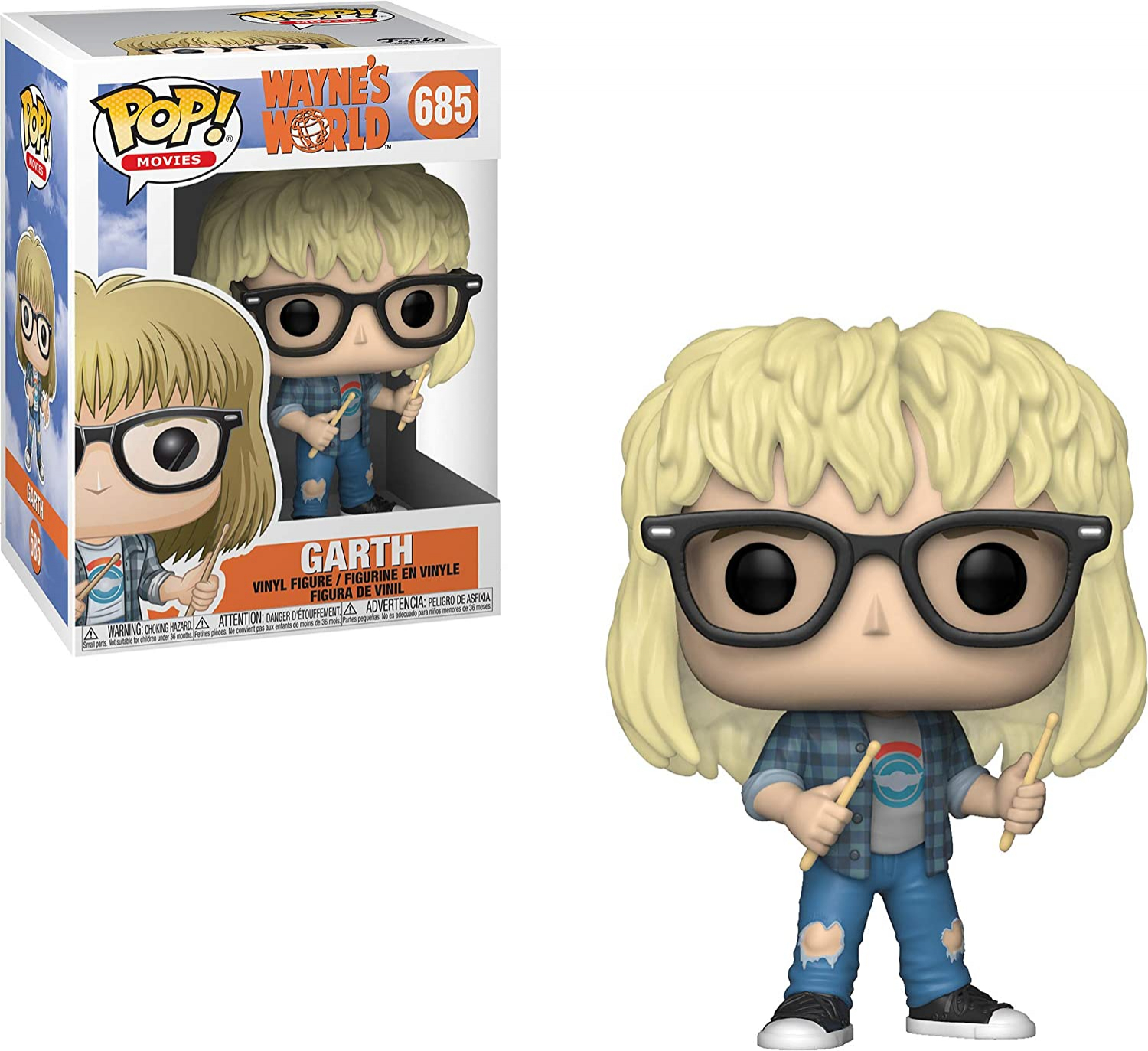 Foto 2 pulgar | Venta Internacional - Funko Pop Movies: Wayne's World - Figura Coleccionable Garth, Multicolor