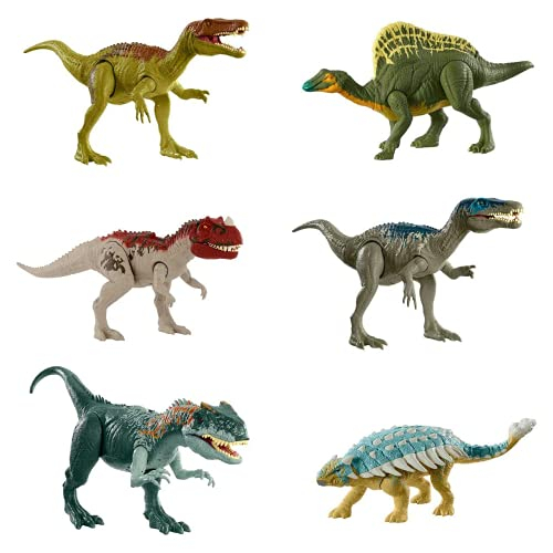 Foto 2 pulgar | Venta Internacional - Jurassic World Roar Attack Kentrosaurus Dinosaur Action Figura Juguetes De 4 Años Y Arriba