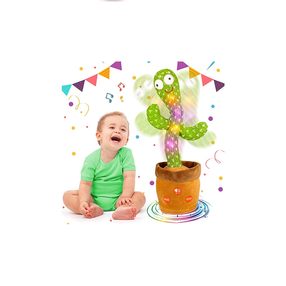 Venta Internacional - Cactus Bailarin, Graba, Baila Y Canta Para Bebés Y Niños Con Variadas Canciones Y Luces Led
