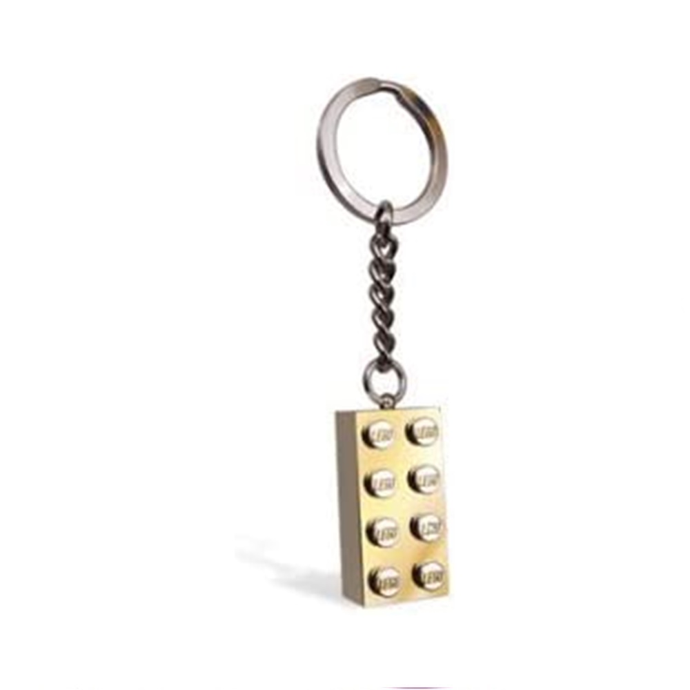 Venta Internacional-  Lego 50 Aniversario De La Cadena De Llave De Ladrillo De Oro