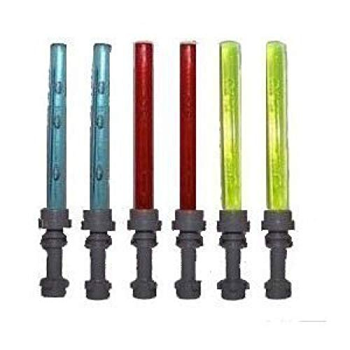 Foto 2 pulgar | Venta Internacional - Lego Lote De 6 Sables De Luz Para Minifiguras Pequeñas (2 Rojos, 2 Azules, 2 Amarillos)