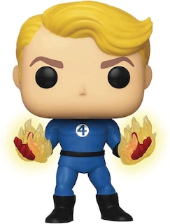 Foto 1 | Venta Internacional - ¡pop! Marvel: Fantástica Antorcha De Cuatro Humanos Que Brilla En La Oscuridad Estándar