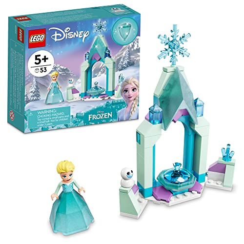 Foto 2 pulgar | Venta Internacional - Lego Disney Elsa’s Castle Courtyard 43199 Building Kit, Un Juguete De Princesa Edificable