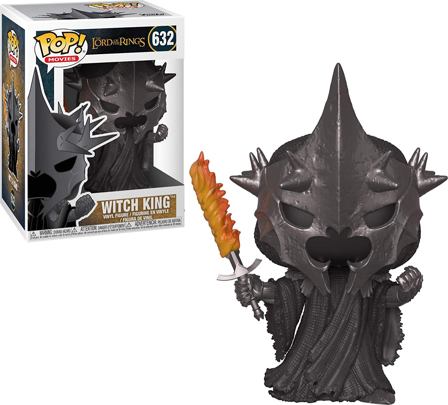 Foto 2 pulgar | Venta Internacional - Funko Pop Movies: El Señor De Los Anillos - Figura Coleccionable Del Rey Brujo, Multicolor