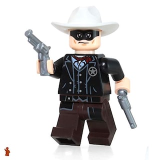 Foto 1 | Venta Internacional - Minifigura Lego: Lone Ranger Con 2 Revólveres De Plata (versión 2013)