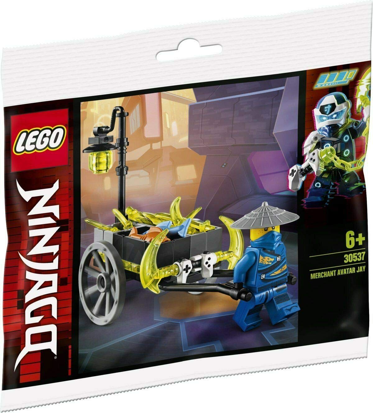 Foto 2 pulgar | Venta Internacional - Lego Ninjago Merchant Avatar Jay Polybag Set 30537 (embolsado)