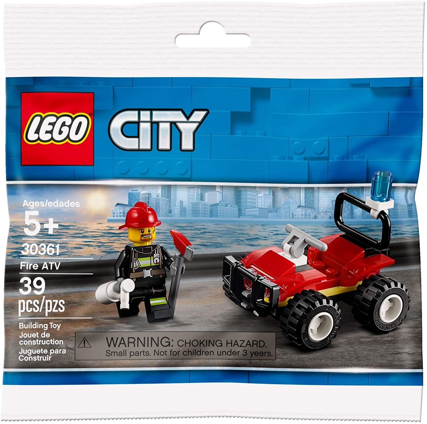 Venta Internacional - City Lego Set 30361 Fire Atv 39 Pieces Polybag