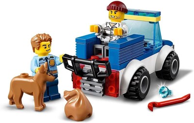 Foto 1 | Venta Internacional - Lego & Nbsp, Lego 60241 City 4+ Unidad De Perro De Policía Con Figura De Coche Y Perro