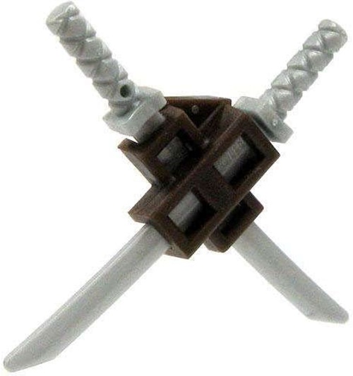 Venta Internacional - Lego Vajada Doble Con 2 Espadas Katanas Plateadas