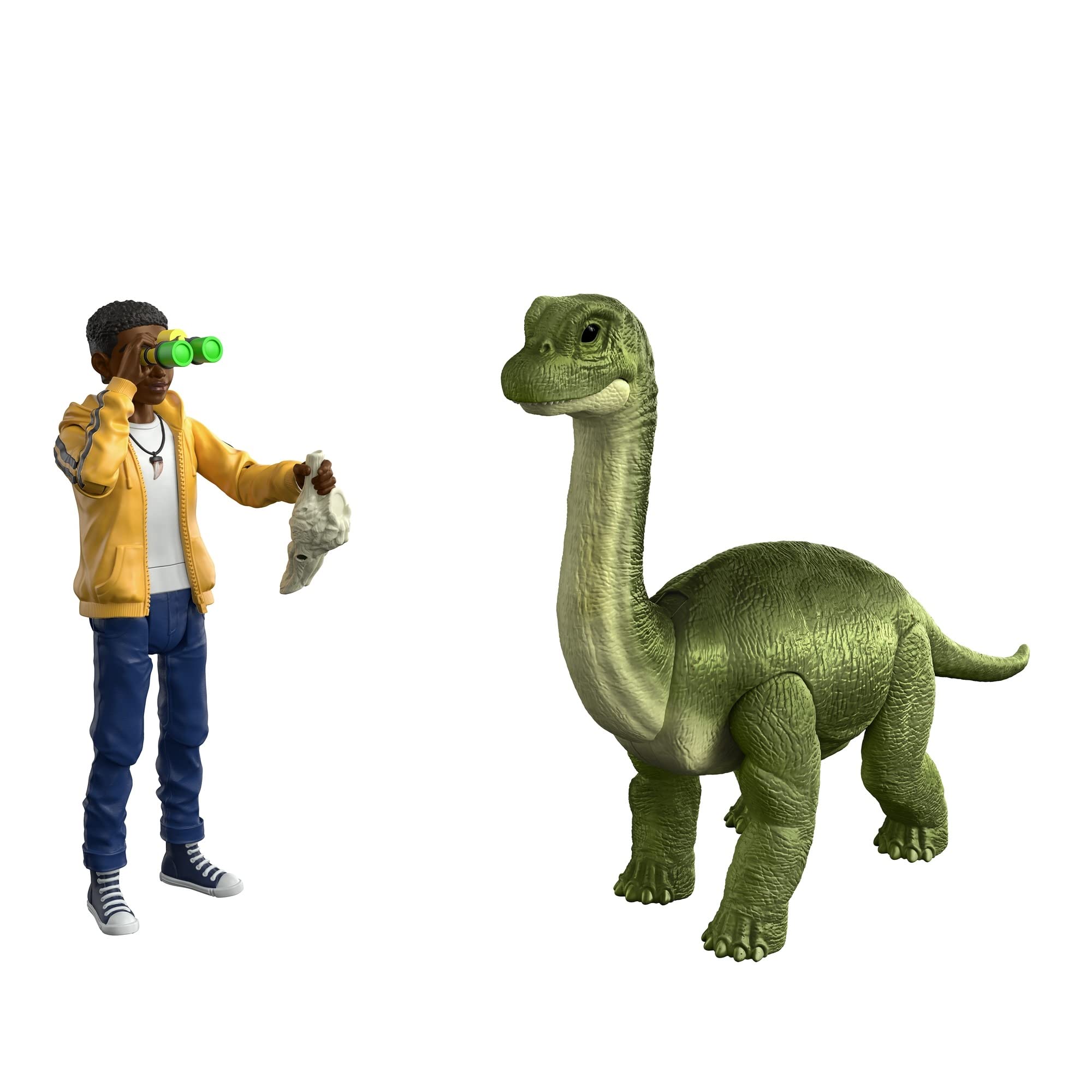 Foto 2 pulgar | Venta Internacional - Jurassic World Camp Cretácico Darius And Baby Braquiosaurus Human And Dino Pack Y Accesorios