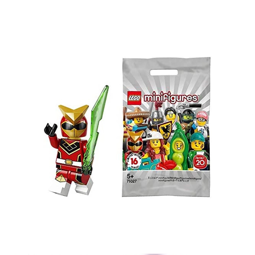 Foto 2 pulgar | Venta Internacional - Lego Series 20 Minifiguras Super Guerrero Rojo Power Ranger Robot 71027